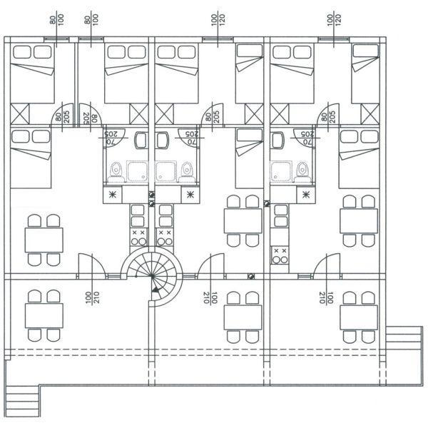 פוסדריה Apartments Delfin מראה חיצוני תמונה
